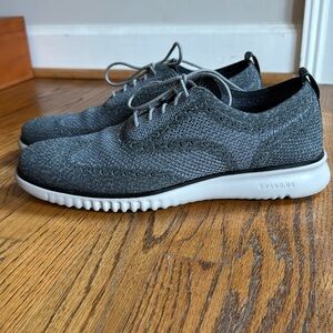 Cole Haan Zerogrand Wingtip Oxford Size Mens 10,5 Gray Stitchlite